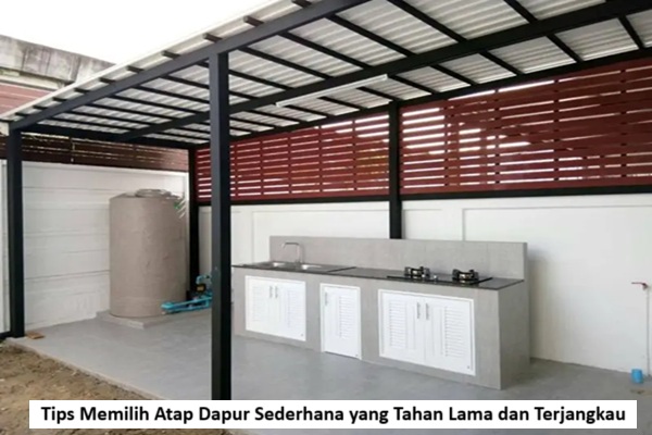 Atap Dapur Sederhana
