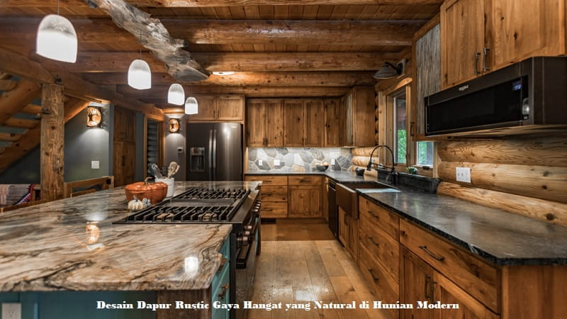 Desain Dapur Rustic