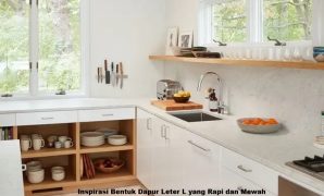 Inspirasi Bentuk Dapur Leter L yang Rapi dan Mewah Bentuk Dapur Leter L