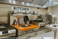 Inspirasi Desain Dapur Komersial yang Fungsional dan Modern dapur komersial